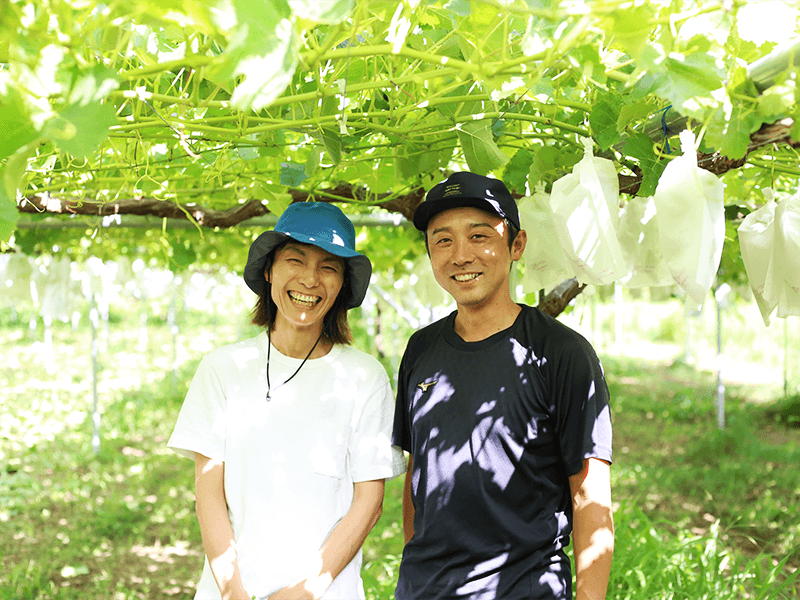 山﨑達也さん、恵さん