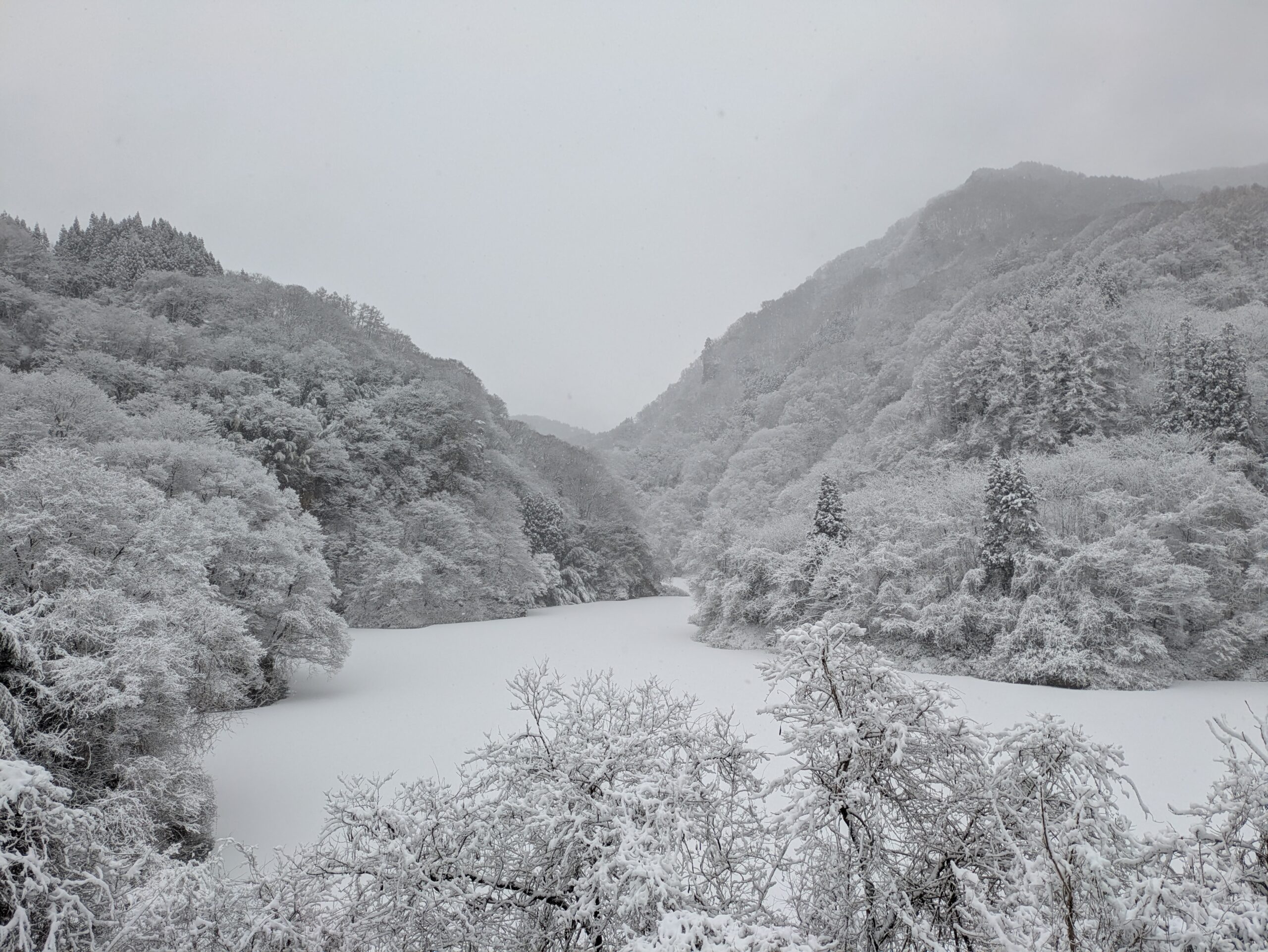 【戸隠の暮らし】雪景色