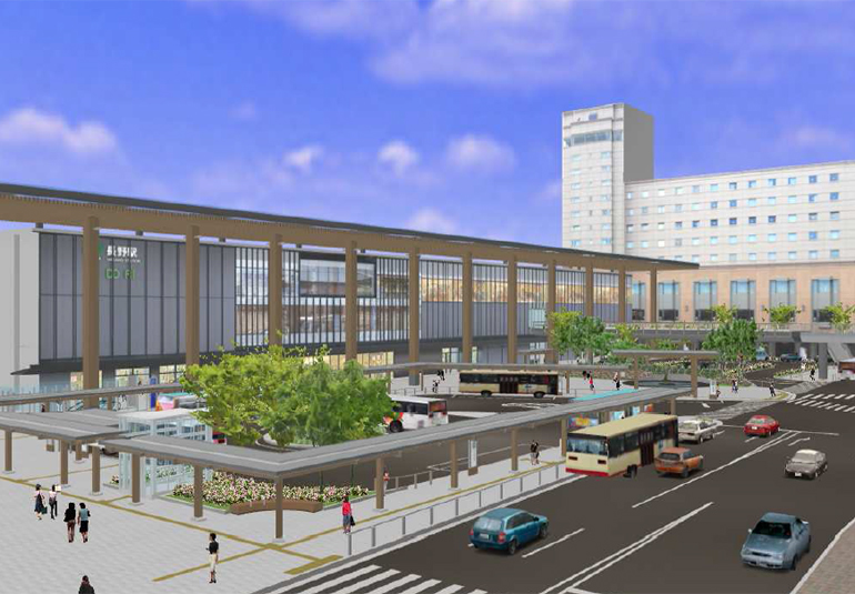 画像：新しい長野駅でお待ちしています。新幹線延伸で北陸から長野がもっと便利に